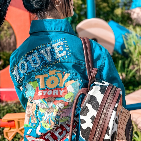 Disney Jackets & Blazers - Custom Disney’s Toy Story Inspired Denim Jacket